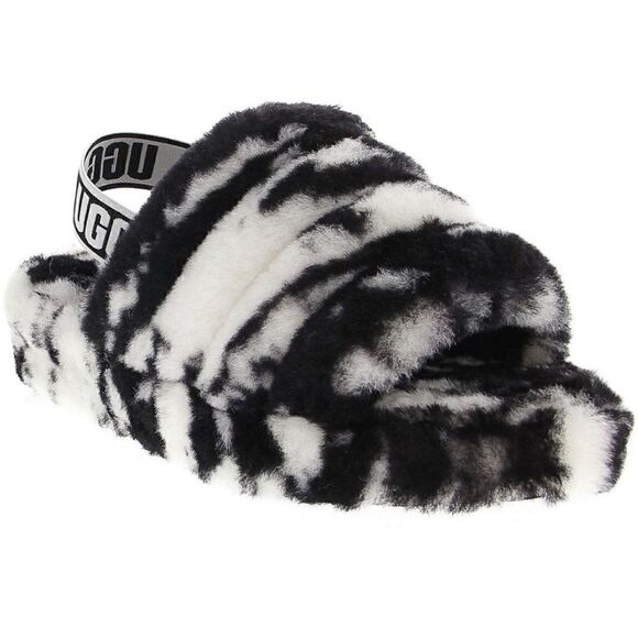 10 ugg bbw tie dye marble fluff yeah slipper shoe sandal - Picture 1 of 8